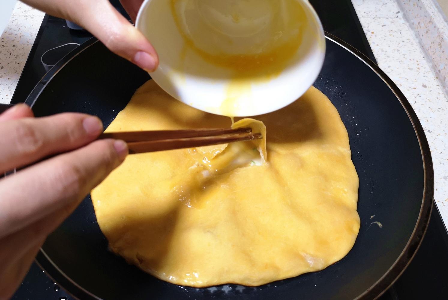 零失败, 教你特色鸡蛋灌饼做法, 鼓大泡的秘诀和技巧详解, 太香了