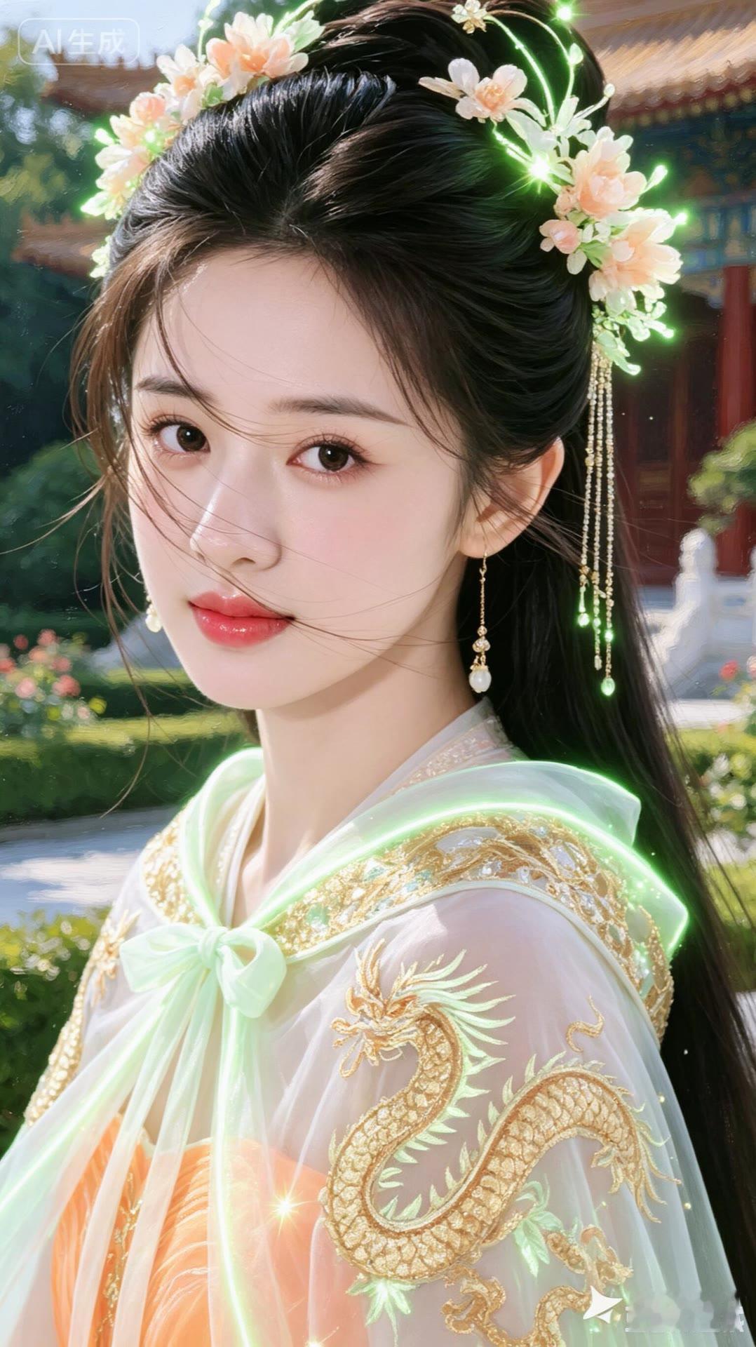 云想衣裳花想容，春风拂槛露华浓🌸；汉服翩跹如画里，古韵悠悠入梦中✨古装造型