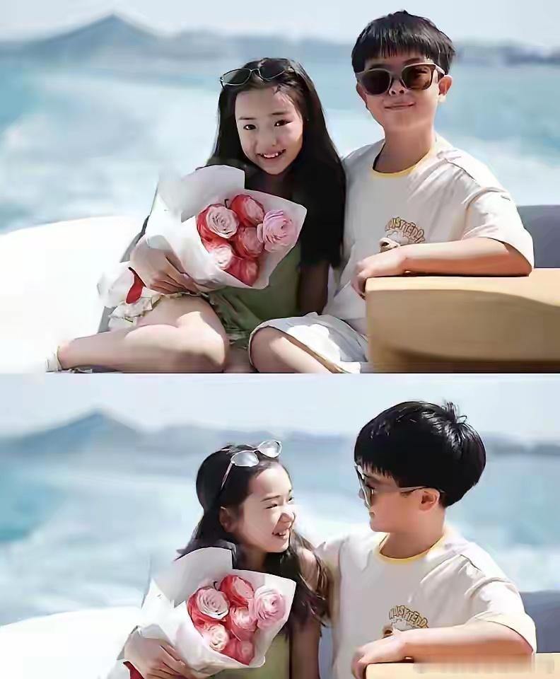 董璇和佟丽娅去三亚过年了，包游艇一天就要三万，有钱真好，张维伊真是上辈子拯救了银