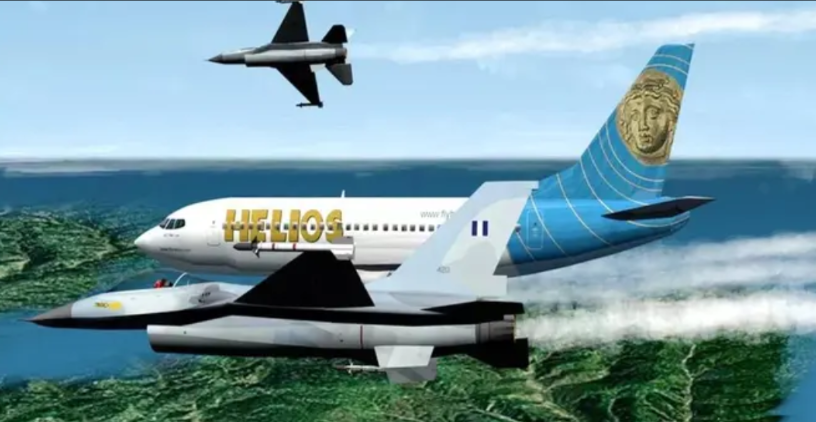 2005年，一架波音737客机在希腊万米高空盘旋近2个小时，无线电始终联系不上。