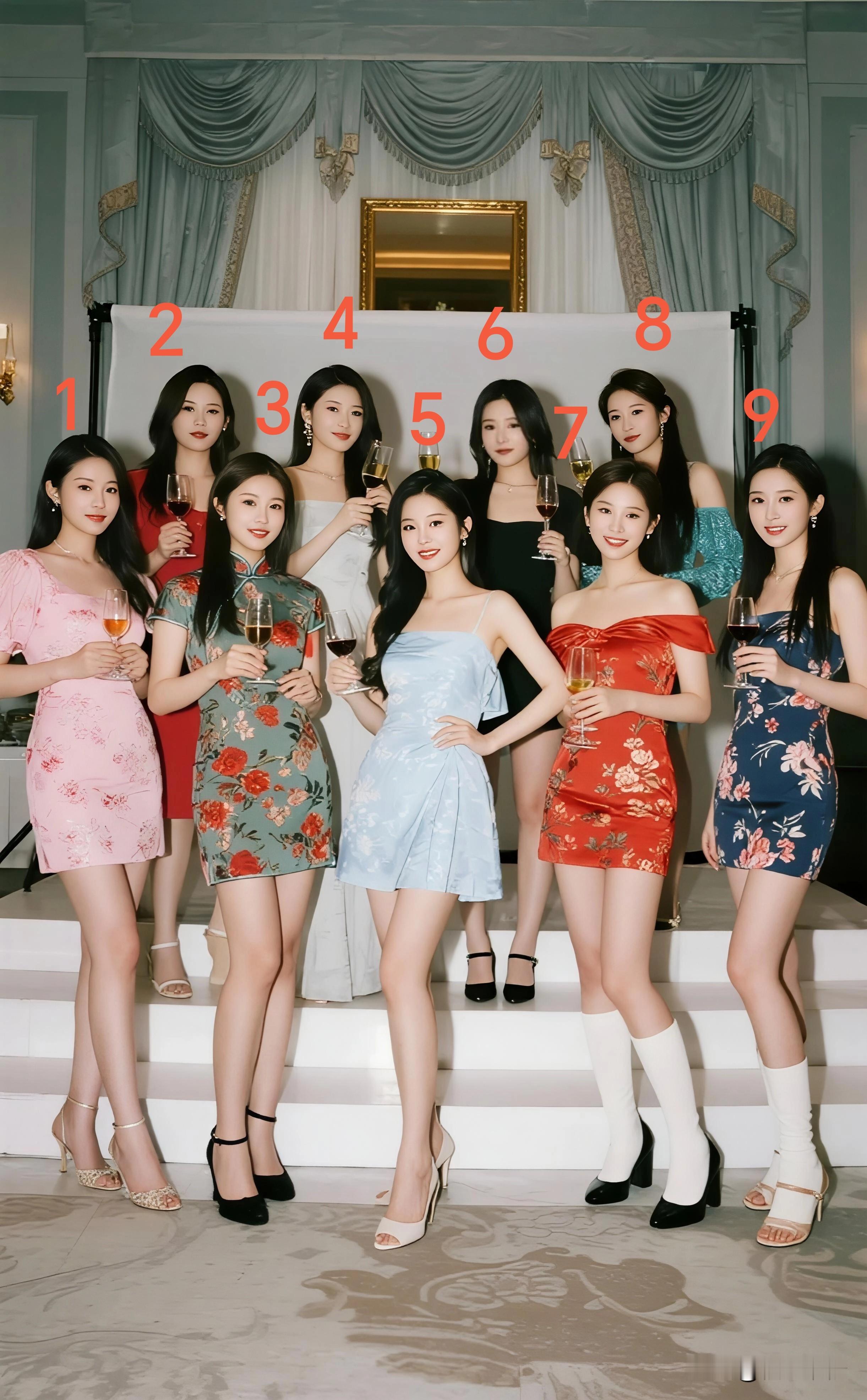 有人说1458号是大部分大老爷们的白月光！可我觉得367号最漂亮！...