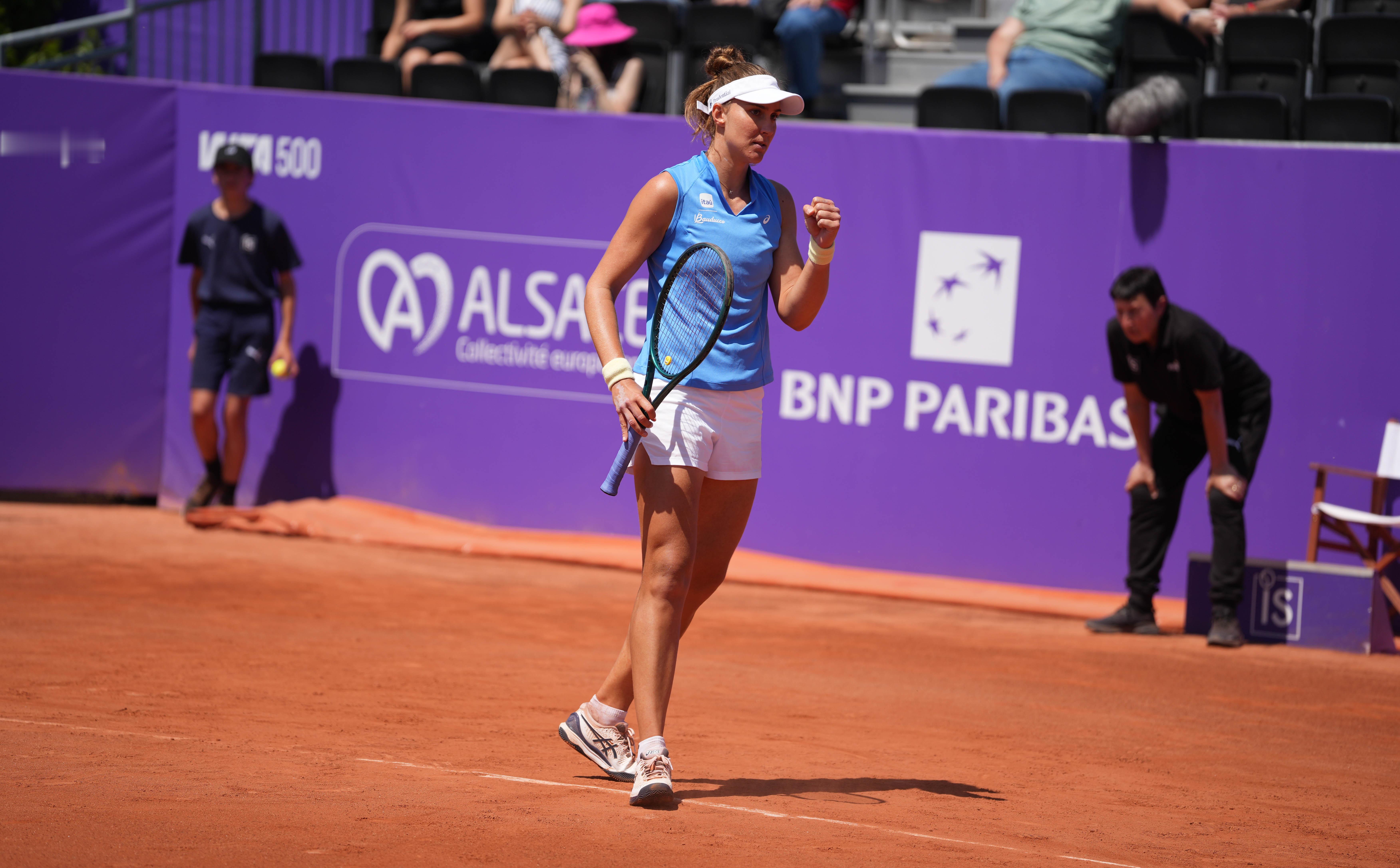 WTA500斯特拉斯堡站，9号种子玛雅挽救两个赛点以3-66-47-5逆转陶