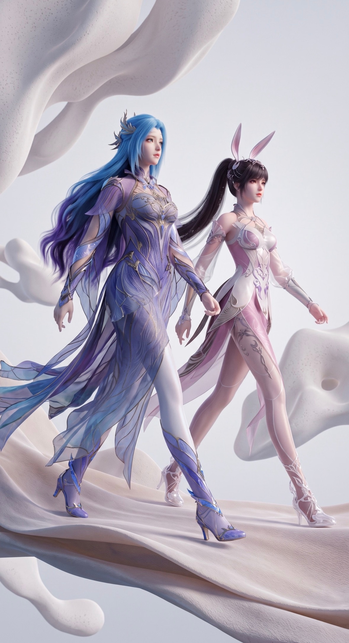 国漫女神《斗罗大陆》小舞唐舞桐爱了么！动漫仲夏狂欢季盛夏壁纸大放送斗罗