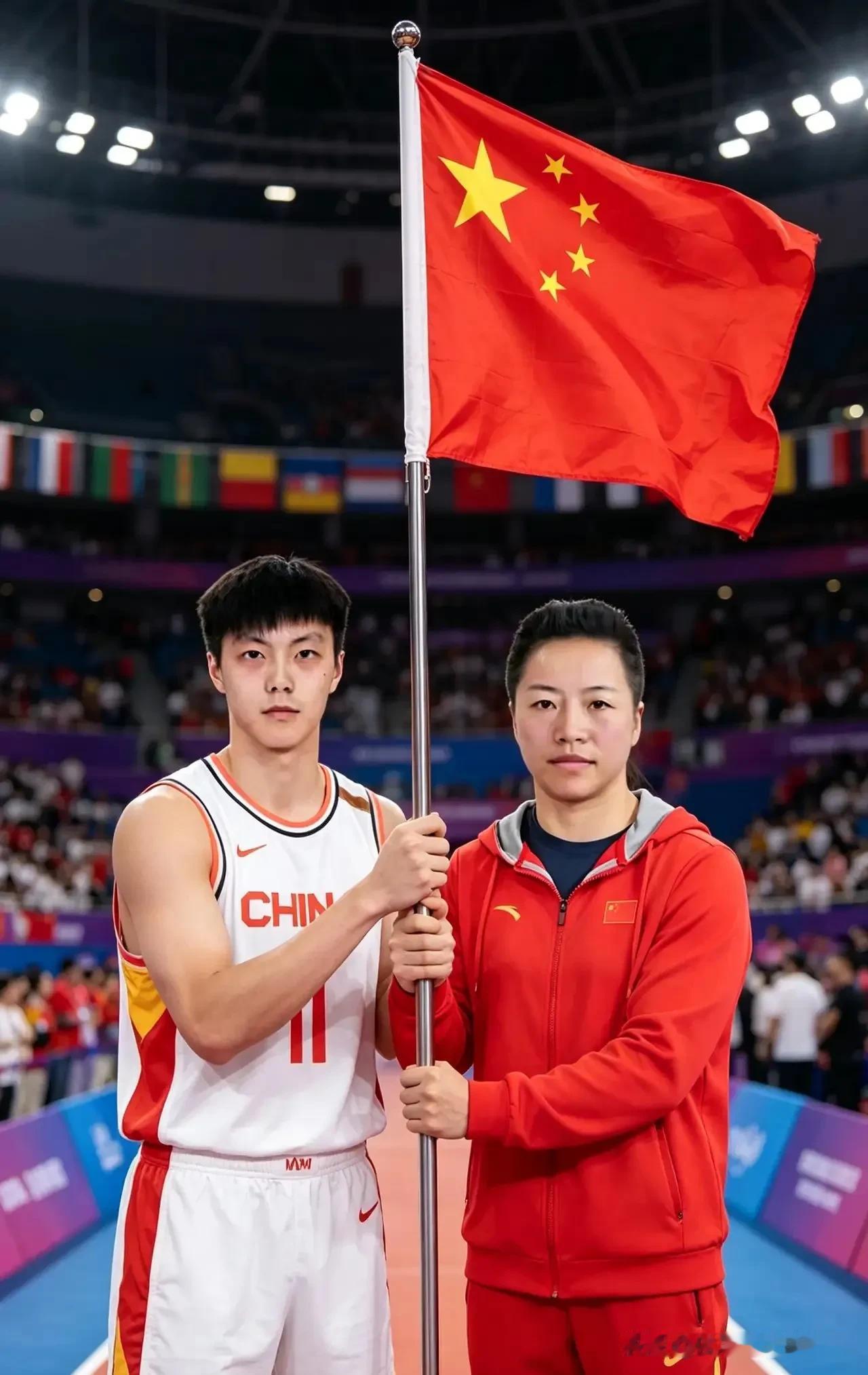 亚运会结束了，中国男篮表现无疑是令人失望的，回头在看看当初安排的国旗手还是来自中