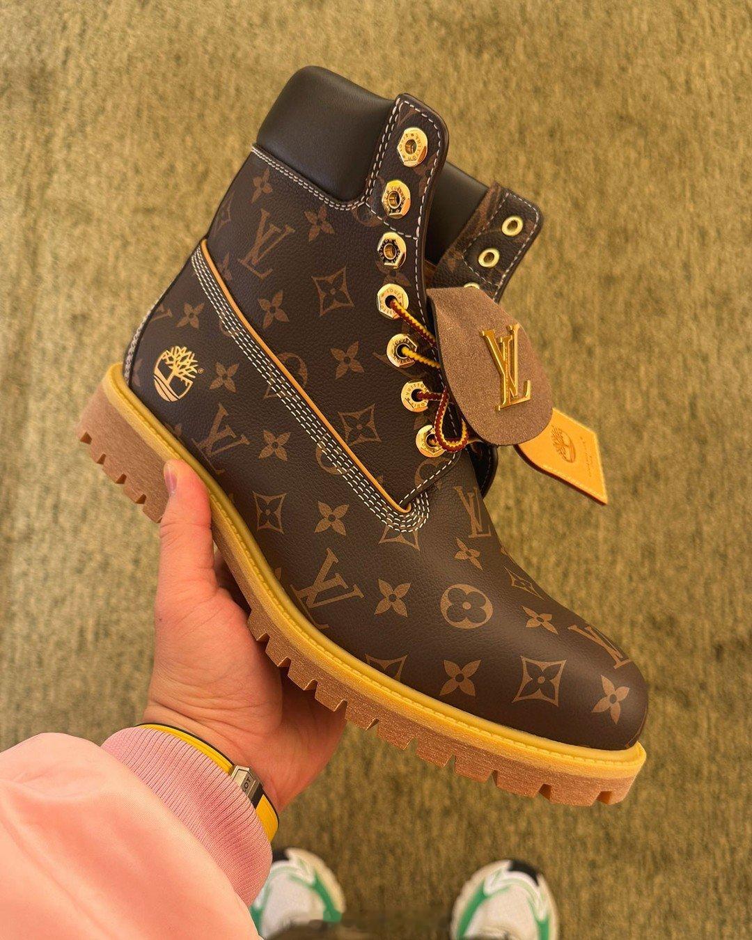 路易威登LouisVuittonxTimberland联名靴byP