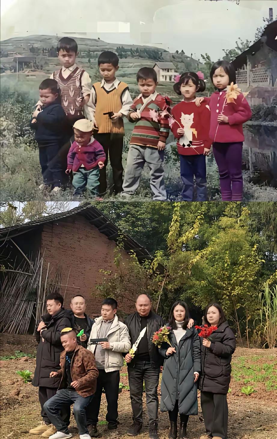 同样的七个人，时隔三十年。