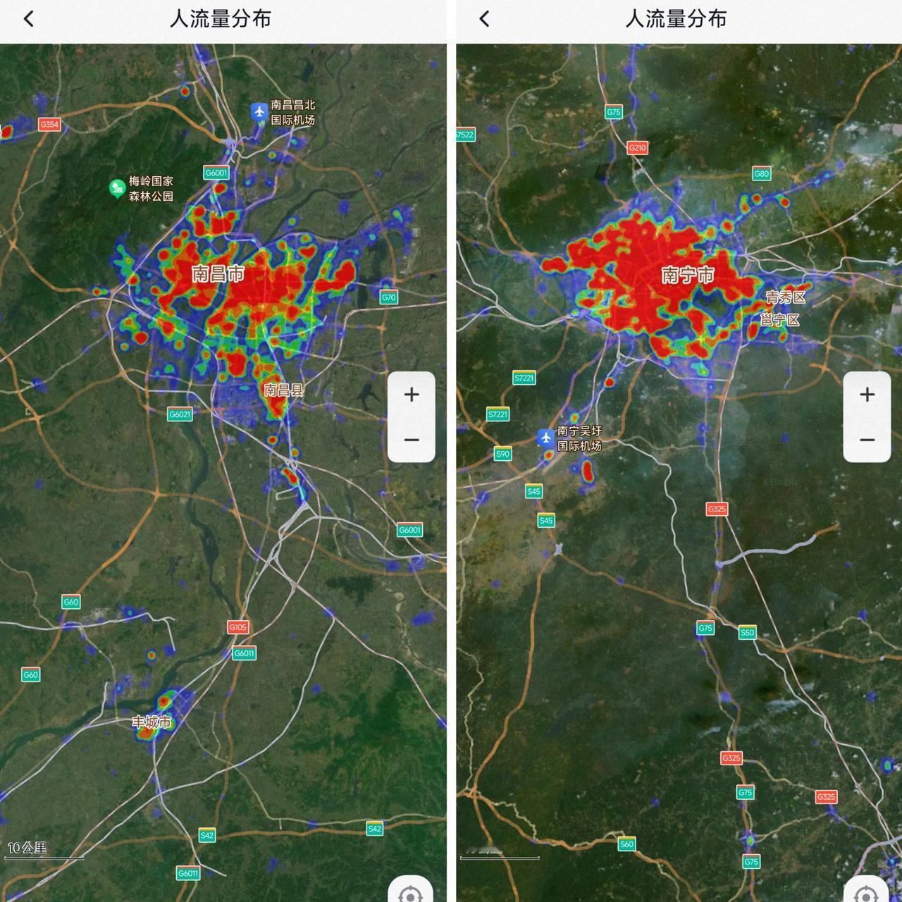 纵观南昌与南宁的发展现状，可谓是各有千秋。我感觉南宁的市容市貌更加现代化，普遍都