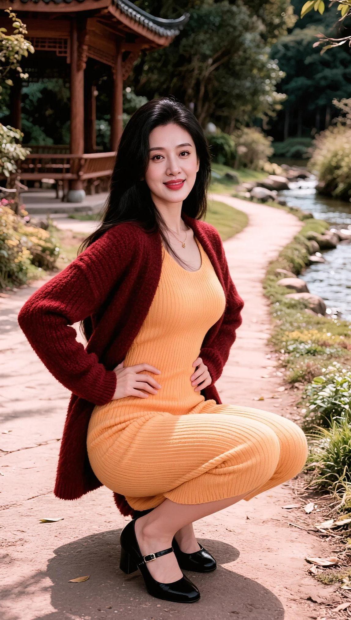 AI溪畔清新写真抖音ai创作自然美景美照原神空月之歌