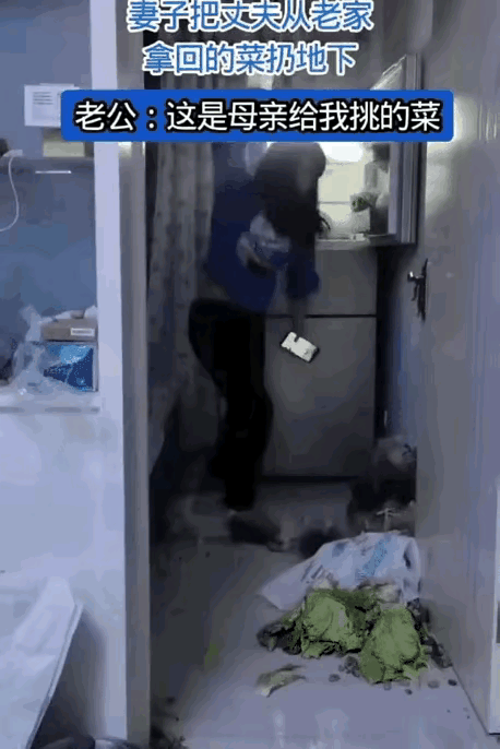 男人回了一趟老家，临走时，母亲从自家菜园里摘了一大袋青菜，塞进他车里。青翠翠的，