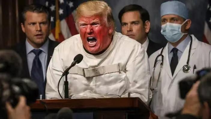 歇斯底里：特朗普一小时内发布了近五十篇帖子。伊朗快把特朗普逼疯了！4月20日