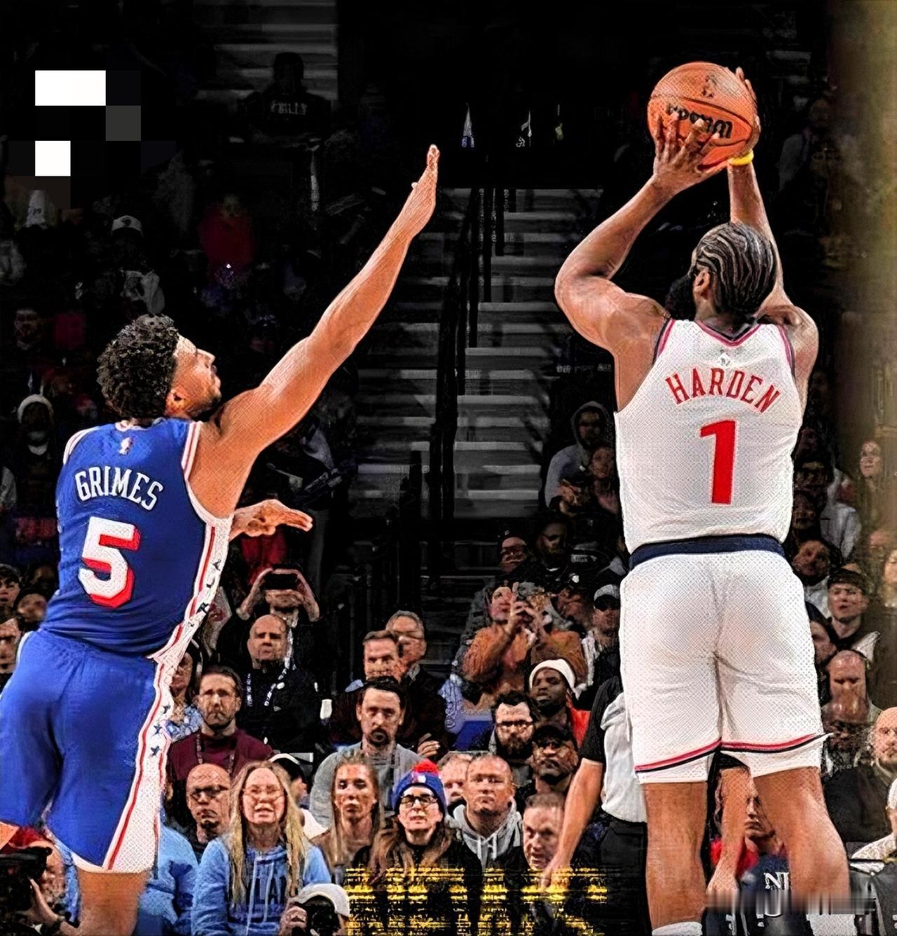 快船输的真冤枉，哈登最后三分出手，被认定为为犯规，裁判主动承认错误！今日NB