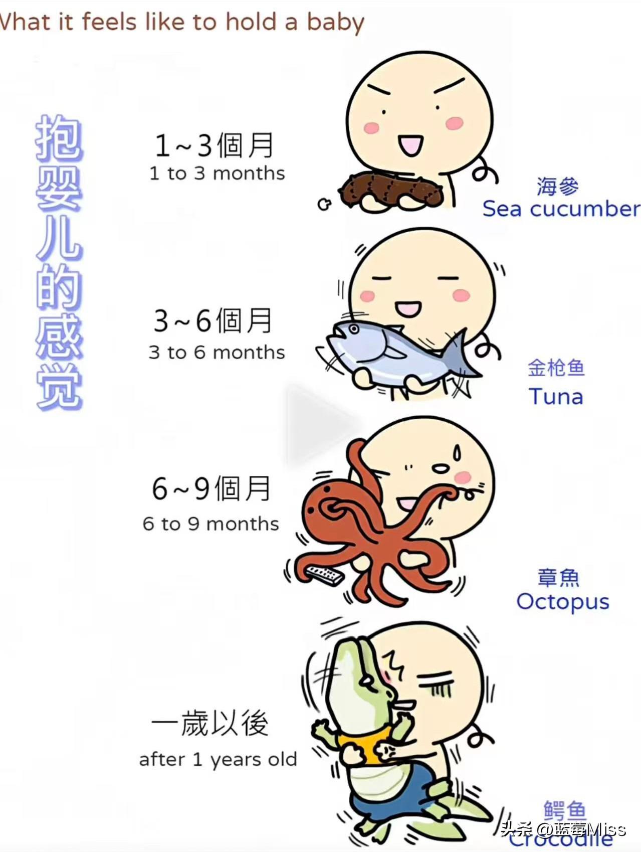 抱婴儿的感觉你到哪个阶段了啊月子里抱娃