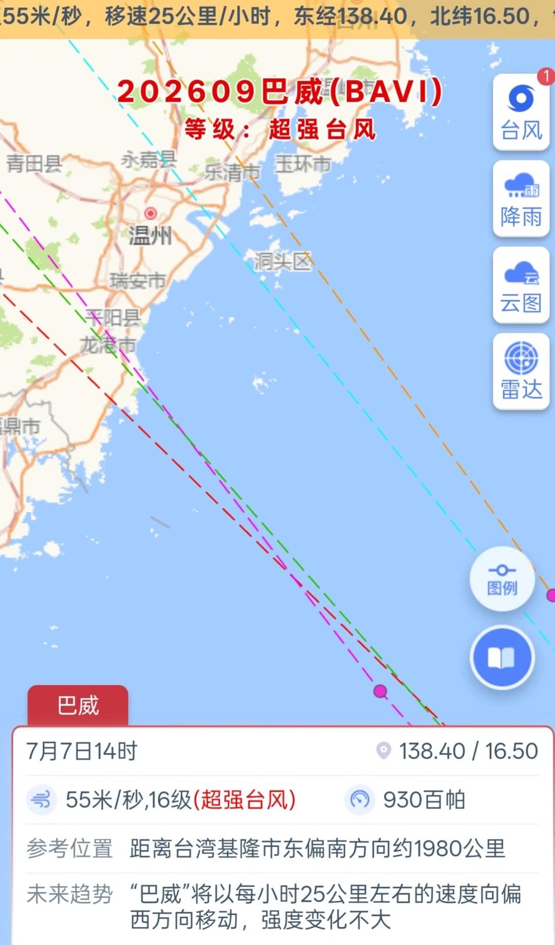 这巴威的登陆点怎么不是温州就是温州上好焦虑，焦虑得我昨晚也买了好多东西备着。
