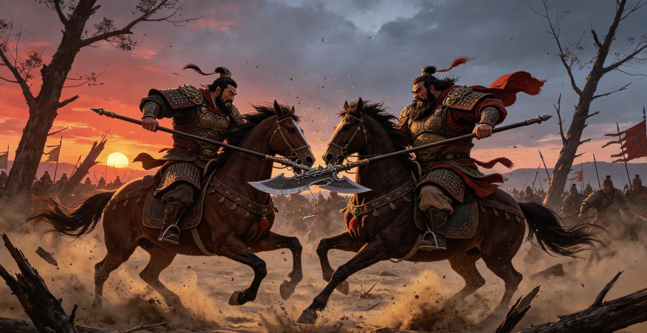 许褚与徐晃曾正面交锋，五十回合战成平手，究竟谁的武力更为高强？看过三国的人，常