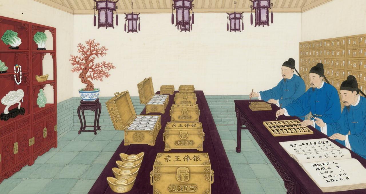 雍正当亲王时就是个小富翁，亲王的俸禄一年一万八千两外加俸米五千斛足够他养活全府人