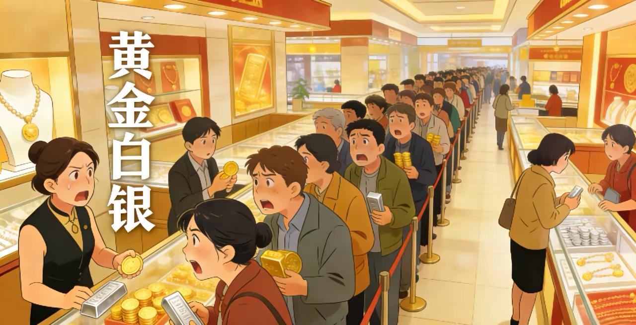黄金和白银，看着都是亮闪闪的贵金属，其实差着十万八千里。别看见别人买白银赚