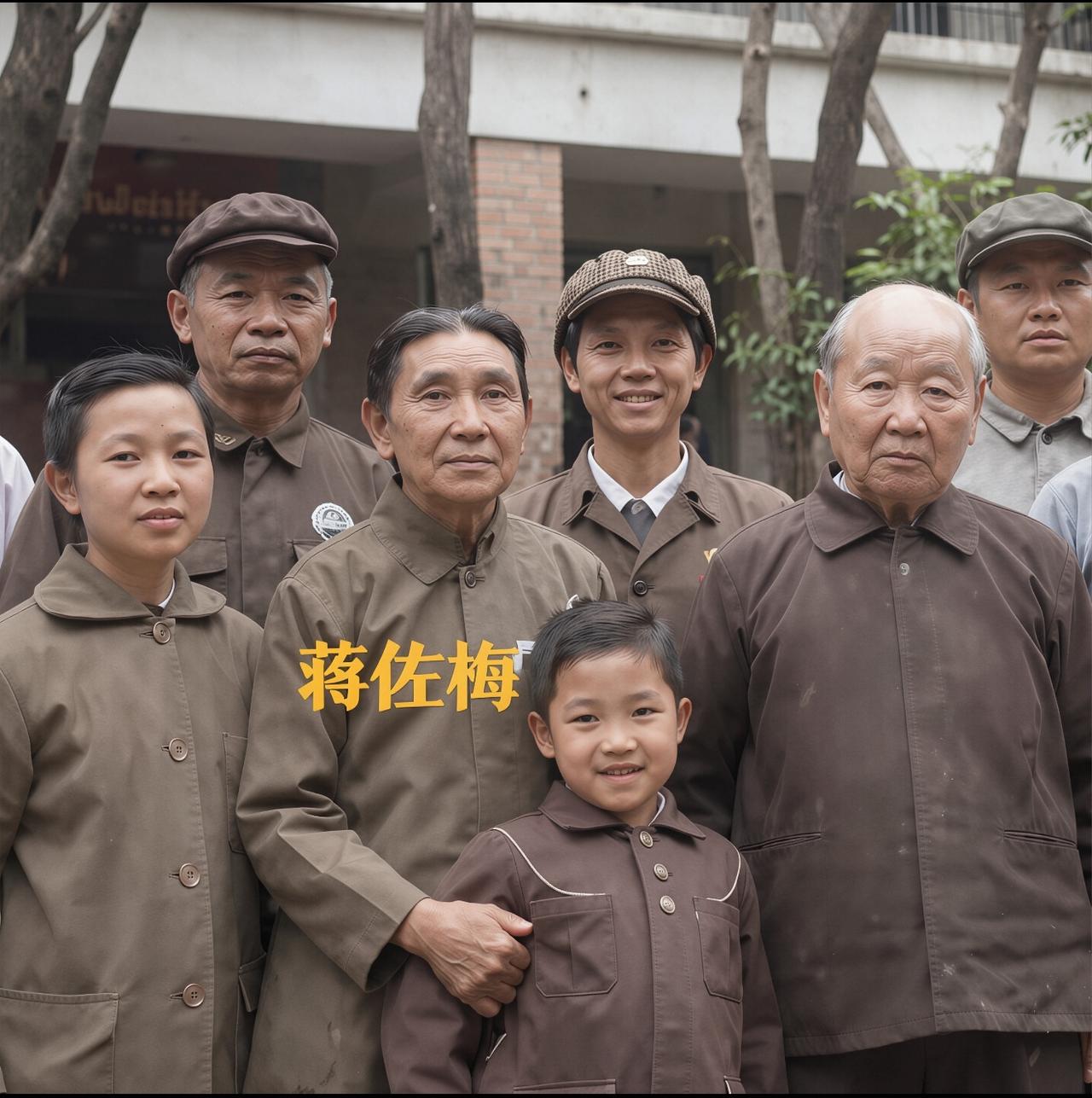 1960年，蒋百里的夫人蒋佐梅晚年，一张罕见留影，她是钱学森先生的岳母