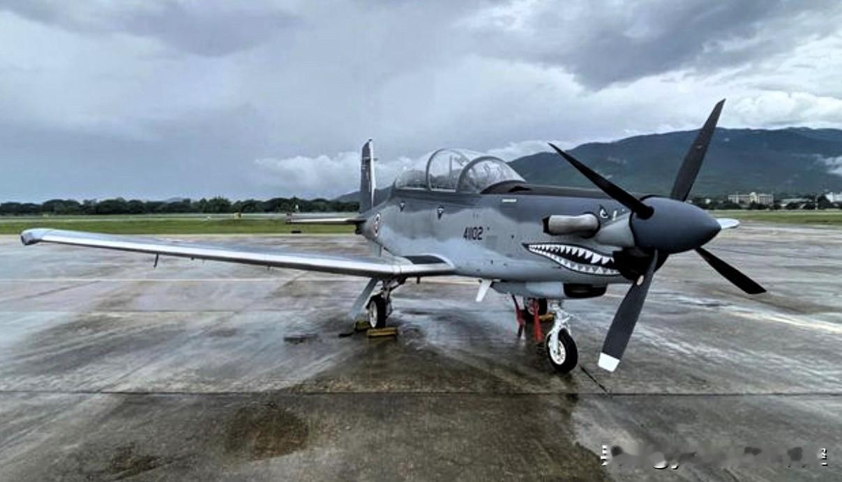 当地时间1月29日上午，泰国皇家空军一架美制AT-6“金刚狼”轻型攻击机坠毁并起