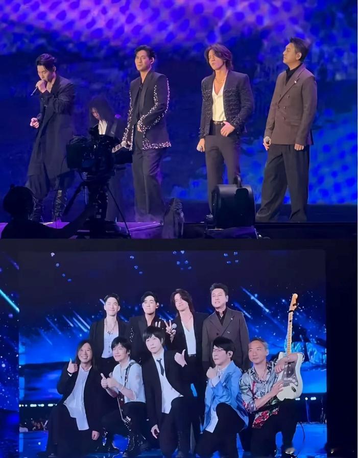 F4在五月天演唱会合体啦！这波“爷青回”直接戳中回忆杀～当年风靡的青春四人组