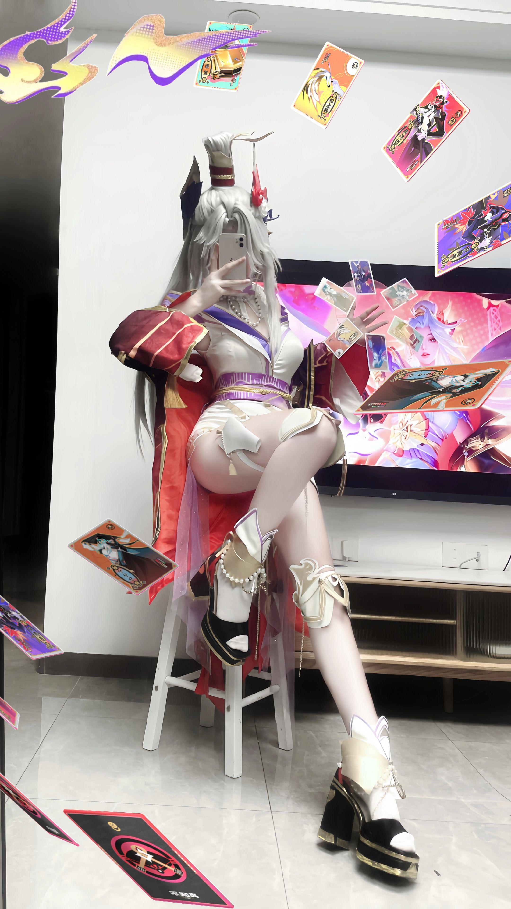 我怕一扇子给你打爽了。