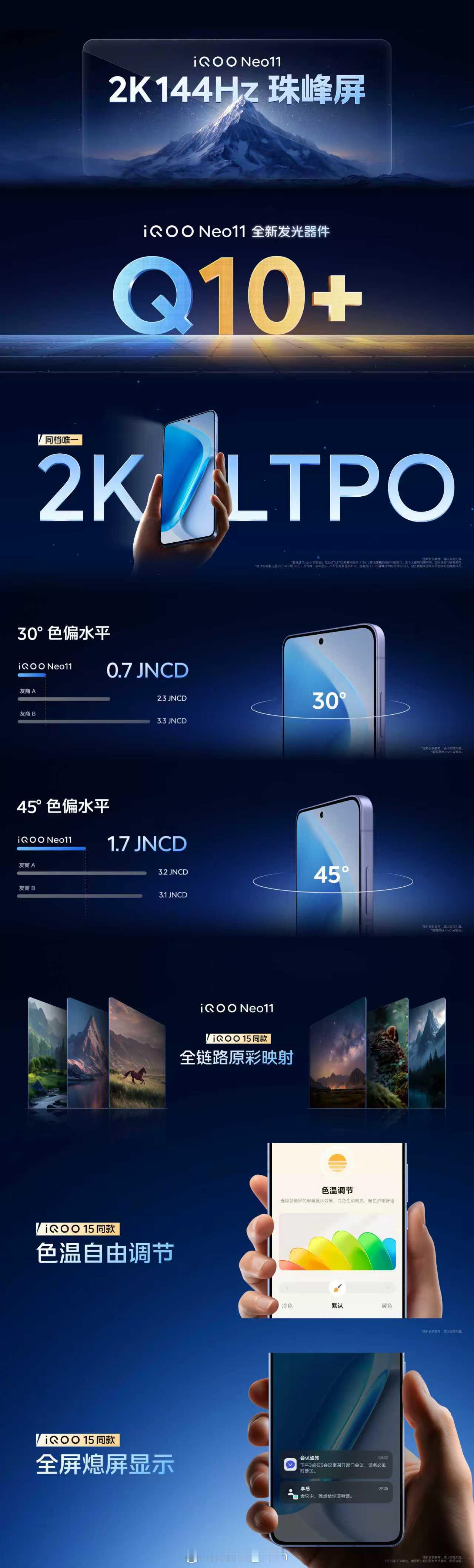 iQOONeo11的啊这个屏幕是真的没话说好吧2K144Hz珠峰屏已经说明