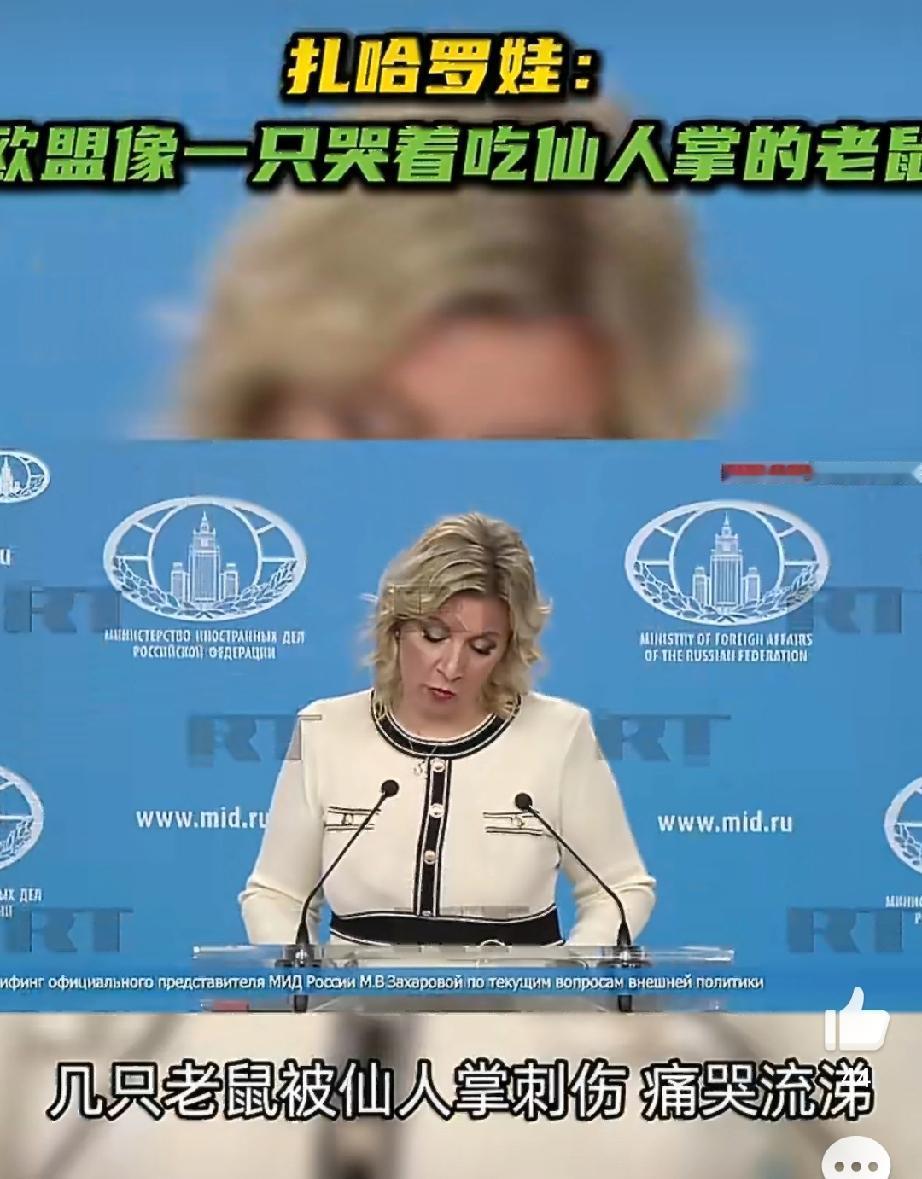 扎哈罗娃又讲笑话!了!这位俄罗斯外交部发言人，外交发言，句句幽默、讽刺、还怼的