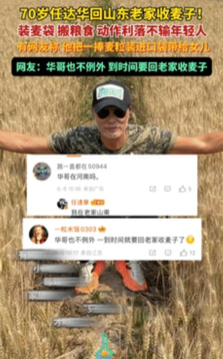 “这才叫艺人！”70岁任达华回山东老家收麦子，麻利的动作打脸了多少“端着的”内地