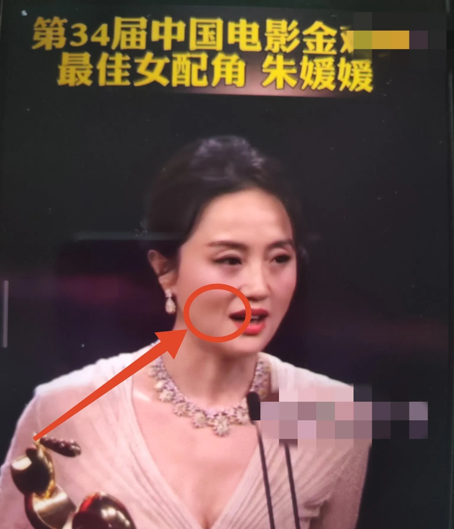 回头再看朱媛媛在第34届金鸡奖发表感言那会儿，其实她身子骨已经特别不对劲了。说没