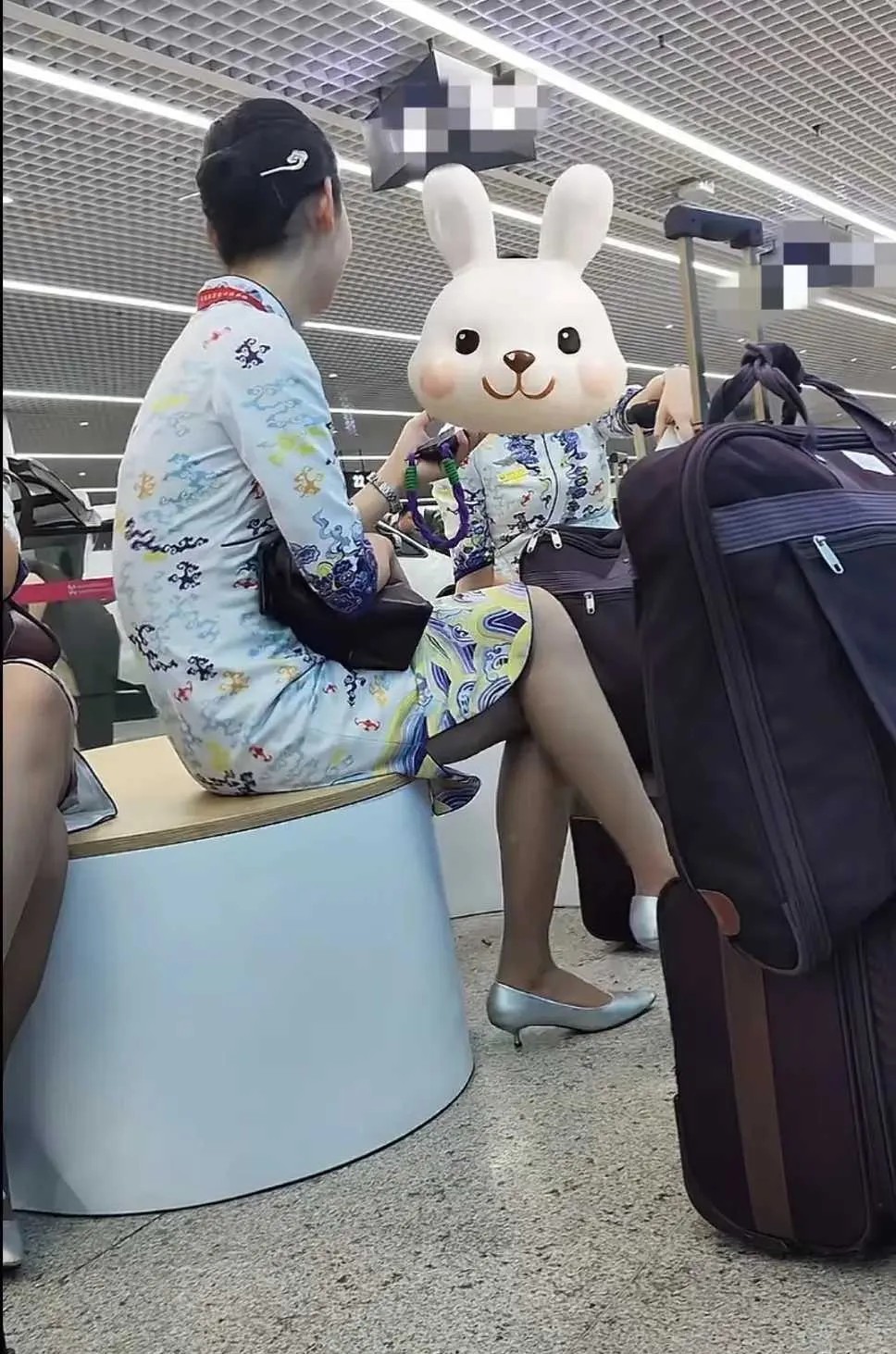这形体是怎么通过空姐考试的