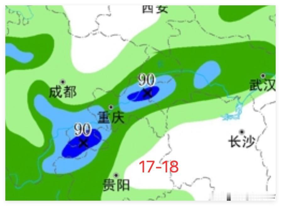 喜讯！7月17日和18日，重庆主城区，即将降雨降温，重庆主城区周边，大雨，局部暴