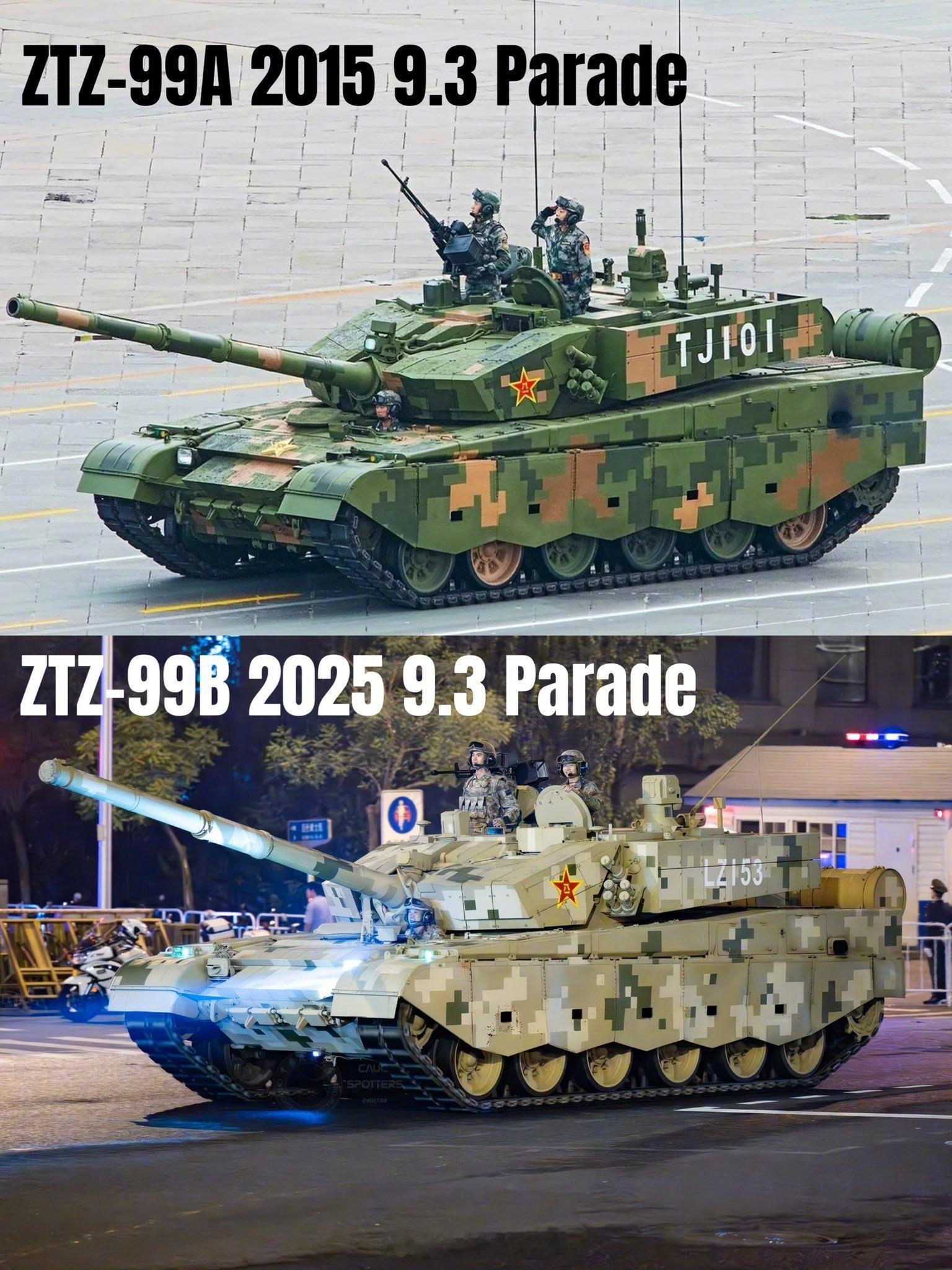 99A的10年变化九三阅兵解读关注我九三看更多​​​