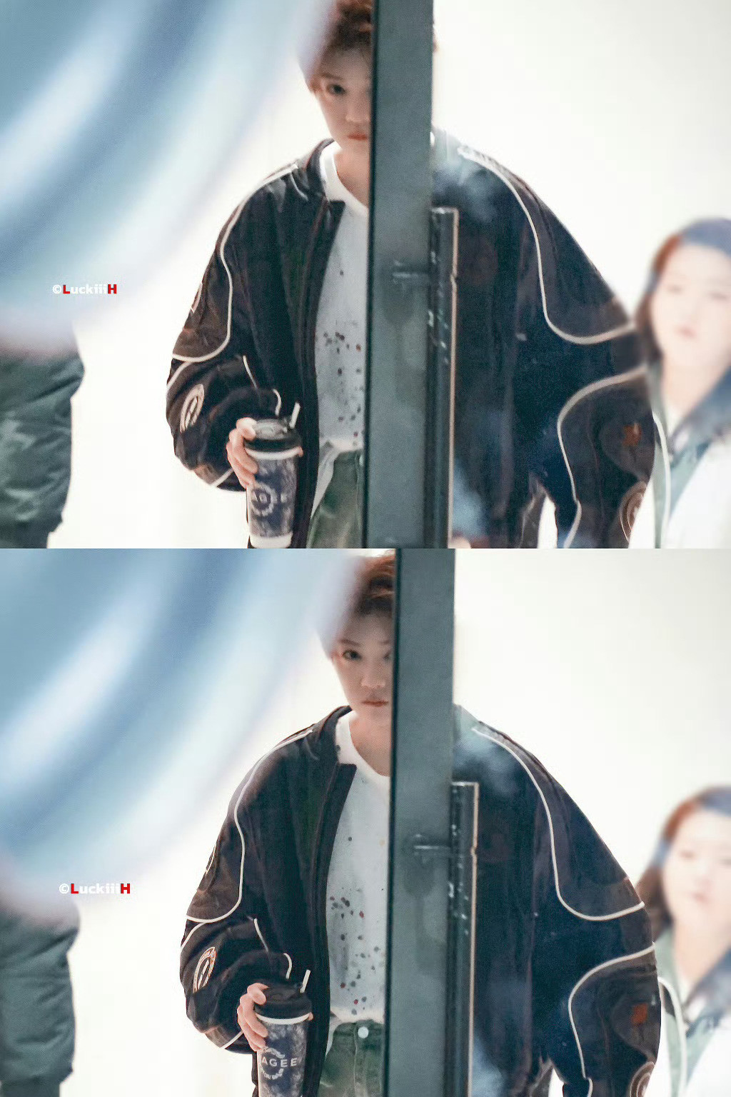 就是这个感觉“清冷感”今天的路透我一下子就想起来了鹿晗五哈上班