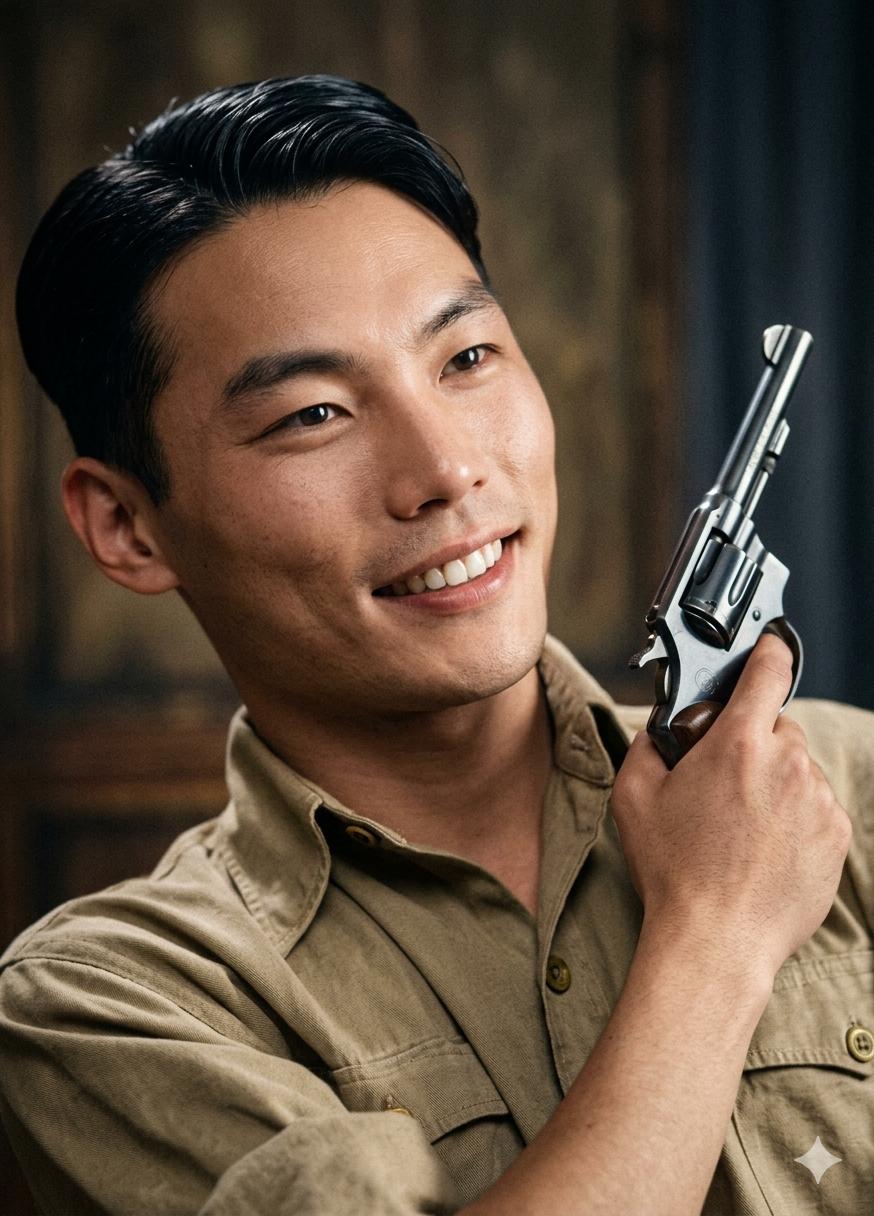 这张照片中的人物是熊向晖（原名熊汇荃），中国共产党情报史上的传奇特工，被毛泽东盛