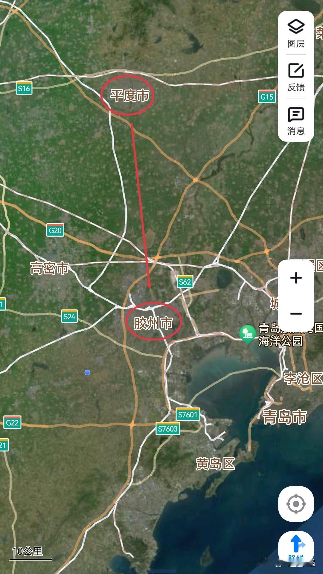 青岛，从平度市1到胶州市1是拔提用重吗？胶州与平度虽同为青岛百强县，但定位迥异