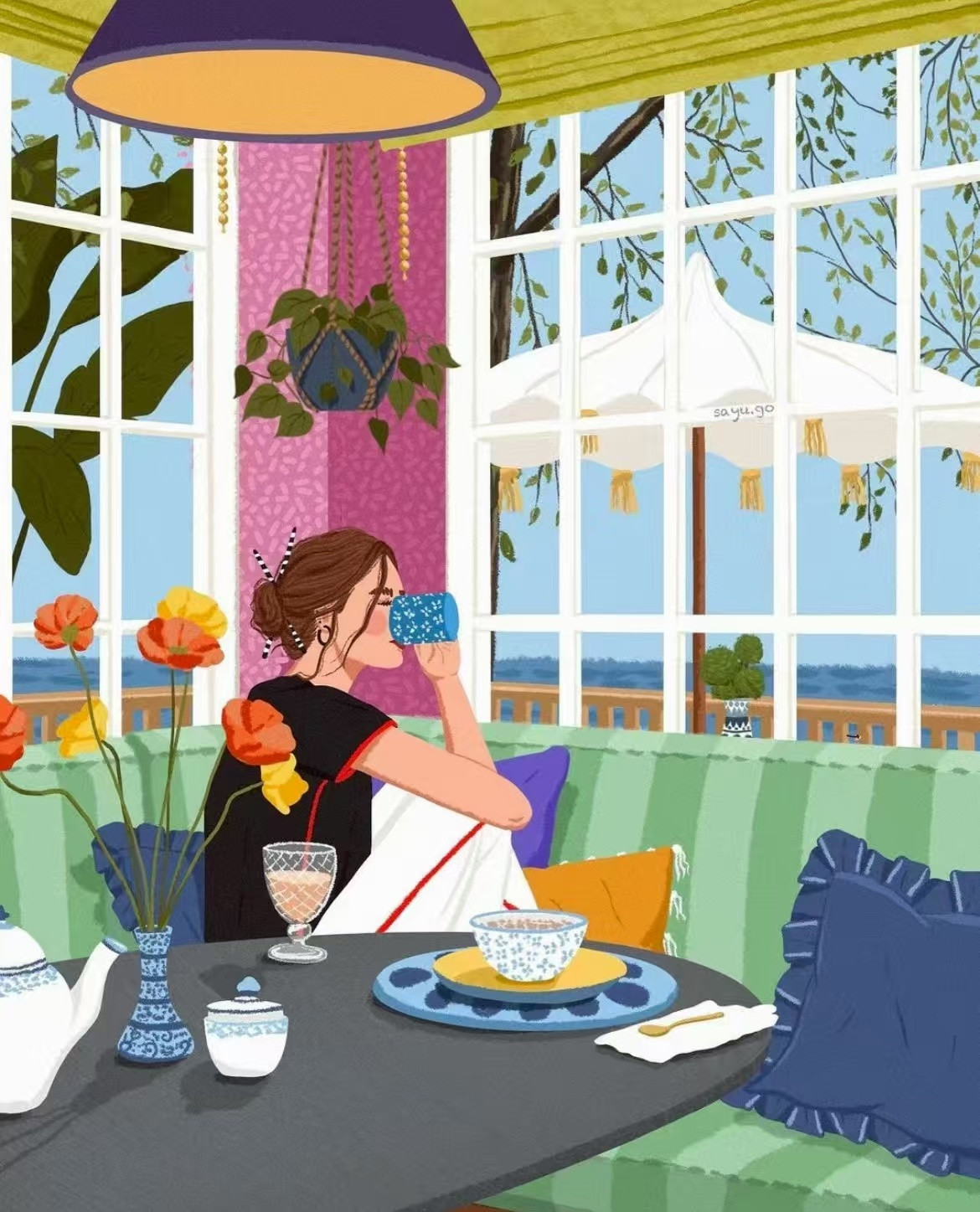 不晒美貌，不晒美食今天主打一个：心气儿足，福气自然来