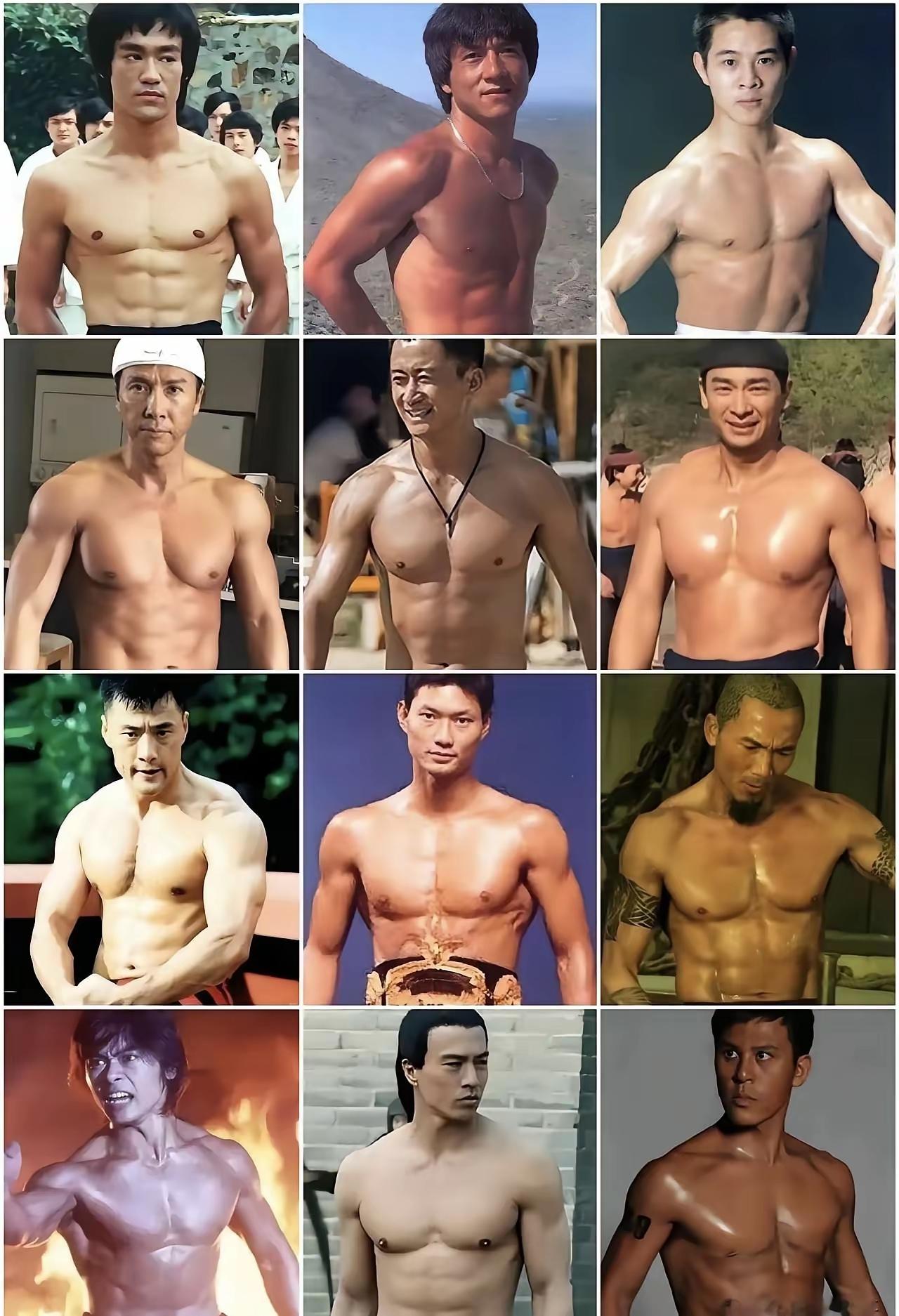第二排最后一个绝对是娱乐圈最有男人味的男人！