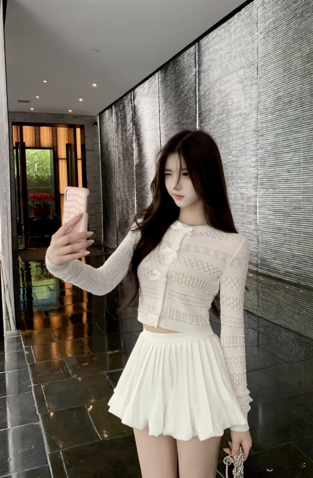 蝴蝶结设计的不错哦，自拍一张