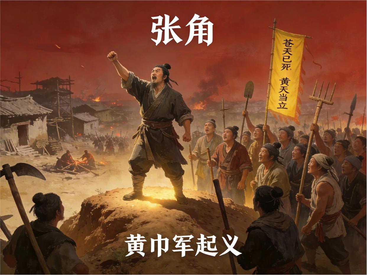 黄巾军起义失败的原因黄巾起义以“苍天已死，黄天当立”为口号，数十