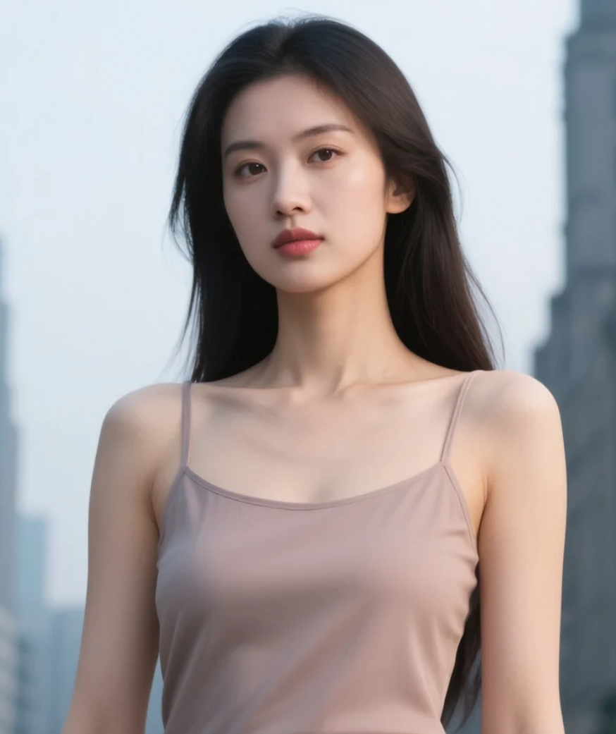 青丝垂温柔，气息醉人心。