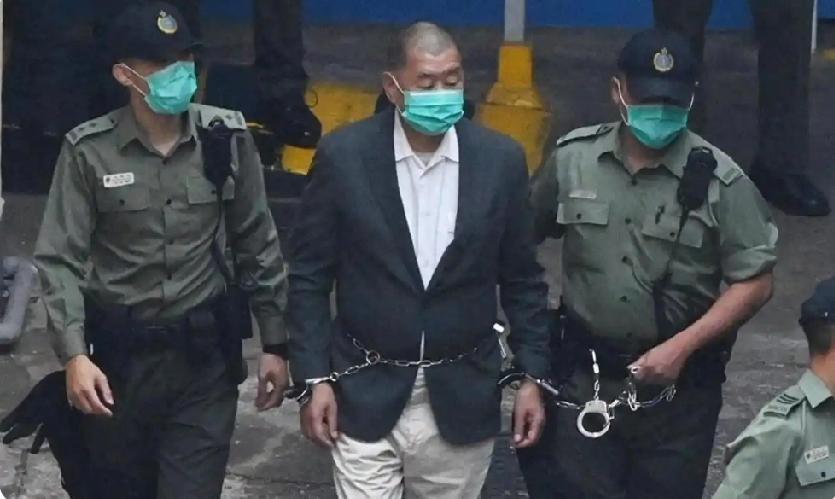 荒谬的说法来自特朗普美国三次尝试营救黎智英未果，在黎智英被判后，特朗普急切跳出