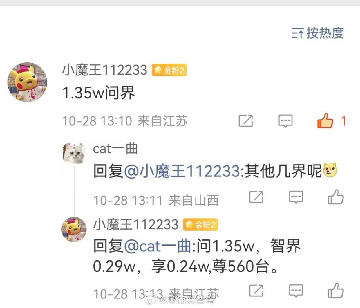 关于上周(10月20日-10月26日)问界和鸿蒙智行的小道消息来了!交付量新高很