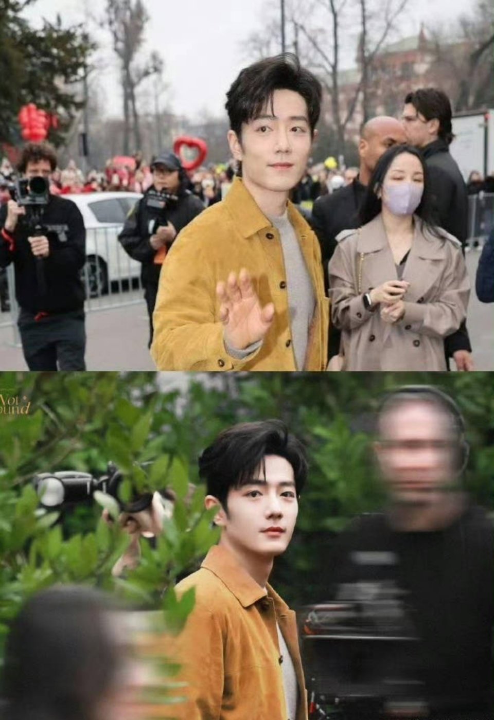 很明显，不仅把下巴P短了，还把肩膀P宽了。真相是难以接受的。