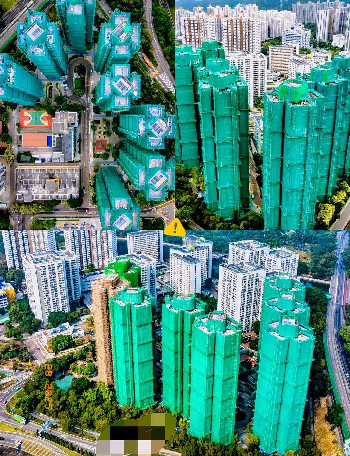 看了宏福苑的原貌，搞建筑的老公沉默了几分钟，告诉我他们最大的问题不是竹棚，而