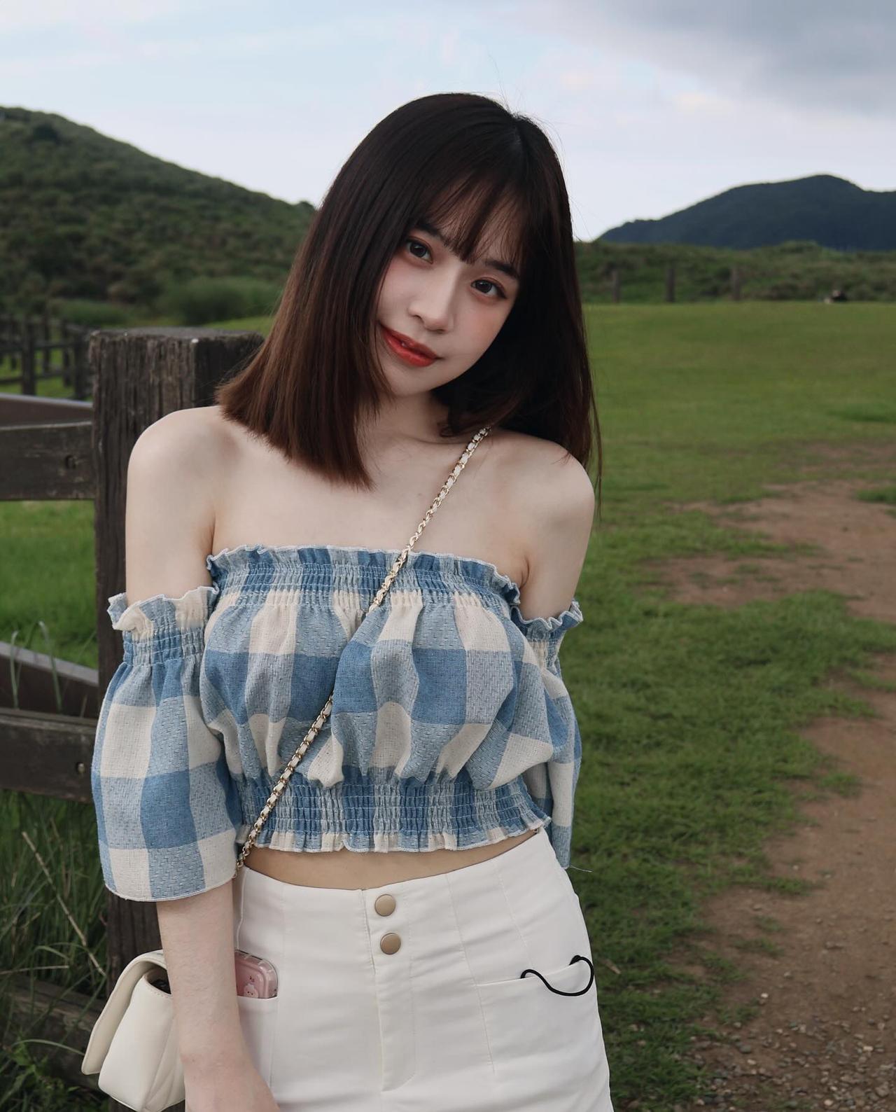 美女穿搭甜系女孩好看的小姐姐