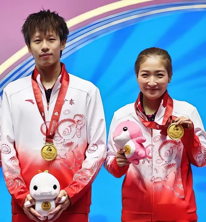 一个二线球员刘诗雯，搭档外战外行面临淘汰的边缘球员林高远，击败了未来之星蒯曼/陈