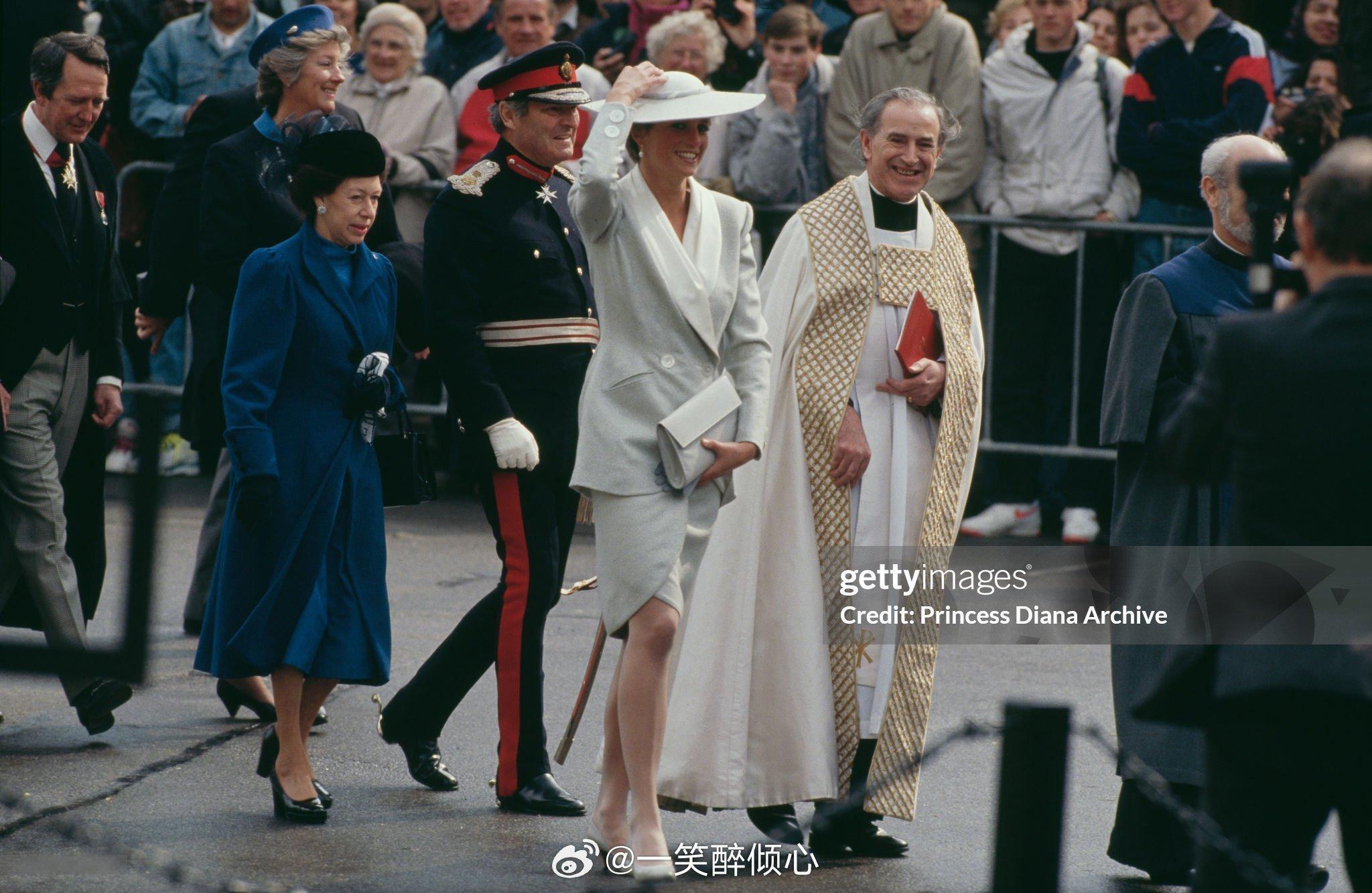 英国王室1991年4月19日，威尔士戴安娜王储妃和斯诺登第一代伯爵夫人玛格丽