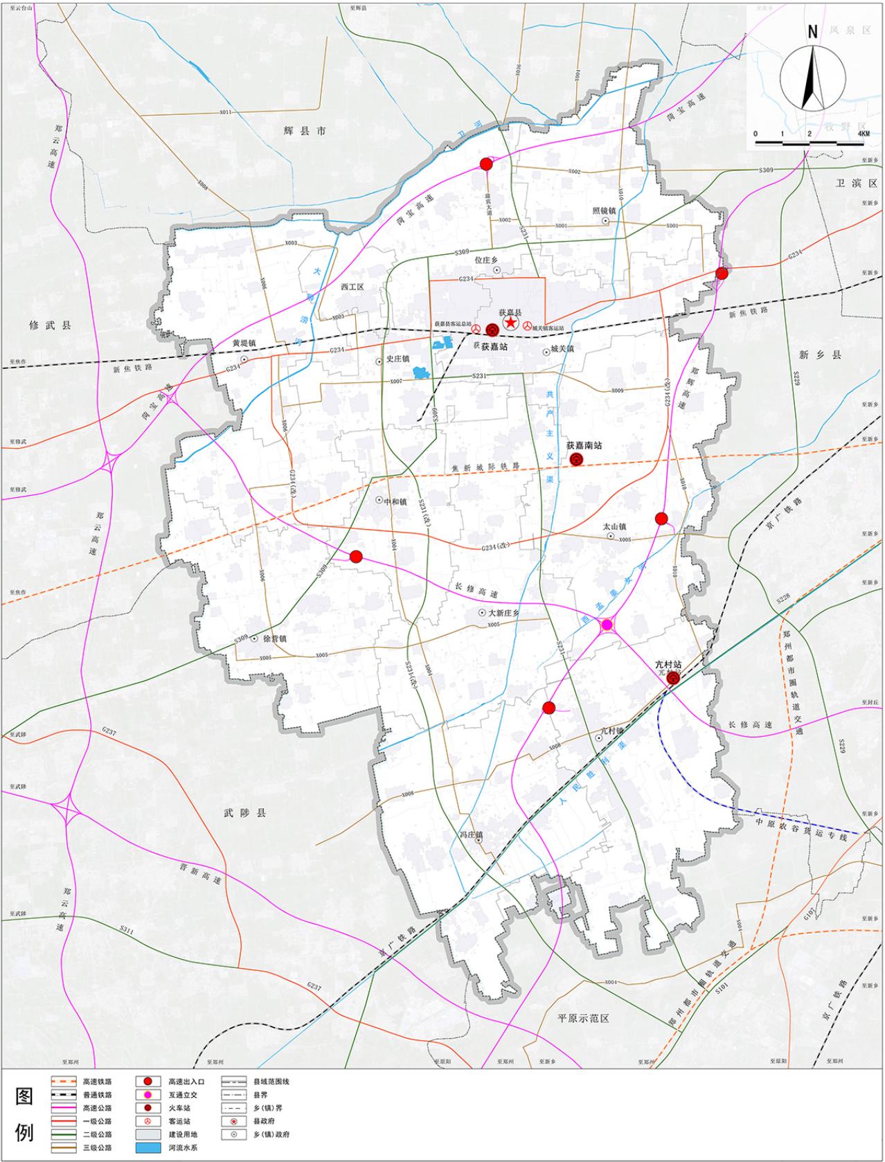 郑辉高速这样走向！从郑辉高速走向核心区域来看，这条郑州都市圈向北放射线高速路网
