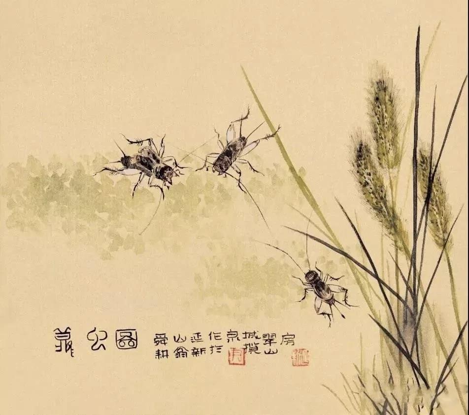 他一生追崇齐白石，笔下草虫意趣天成