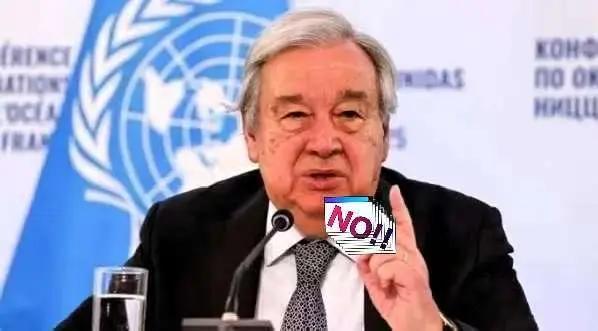 果不其然联合国秘书长突然宣布了：如果各国再不交会费，联合国可能真的要破产