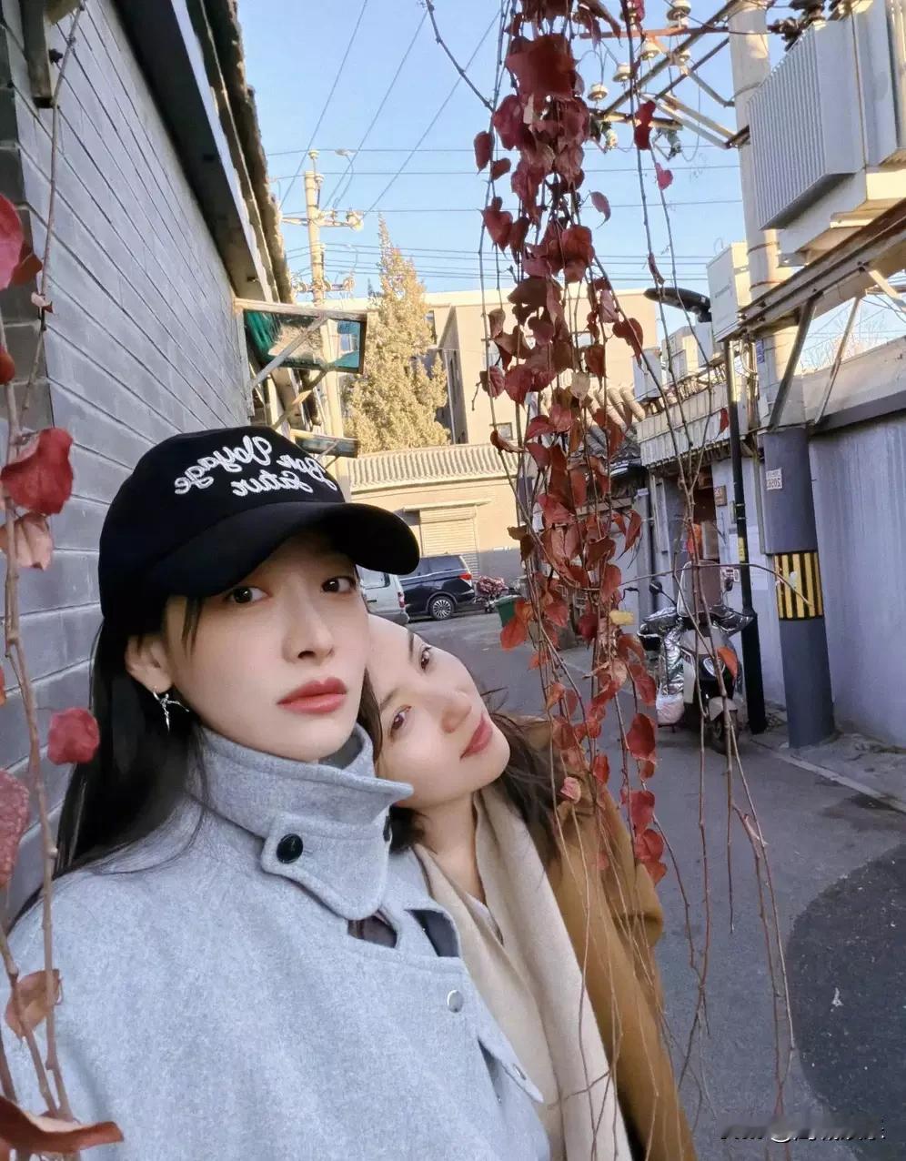 宋茜陈好情人节晒胡同贴贴照：这对相差12岁的